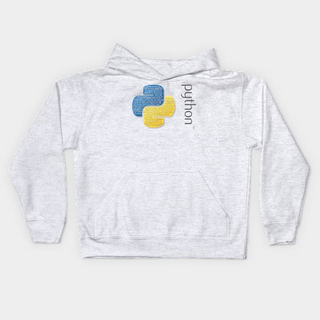 Python Programming Kids Hoodie by I-Heart-All